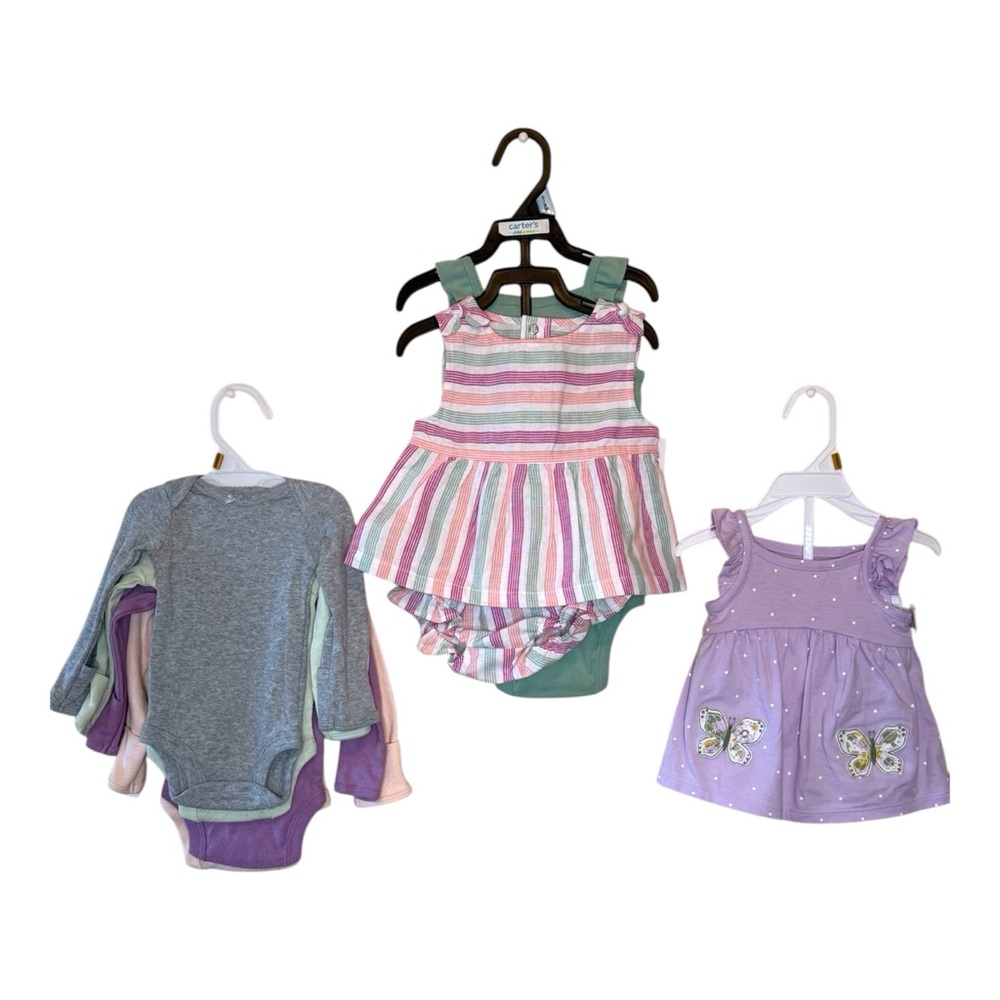 Baby girl bundle Carter's Sz newborn to 3/6 month